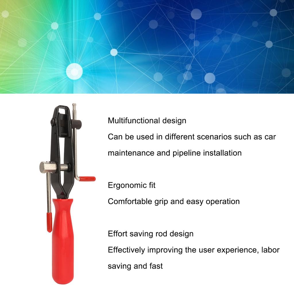 CV Joint Boot Clamp Pliers Ergonomic Labor Saving Rod Steel Plastic Auto CV Joint Ear Clamp Banding Tool