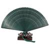 Multi Color Bamboo Folding Fan Handmade Dancing Fan Vintage Hollow Hand Fan  Wedding