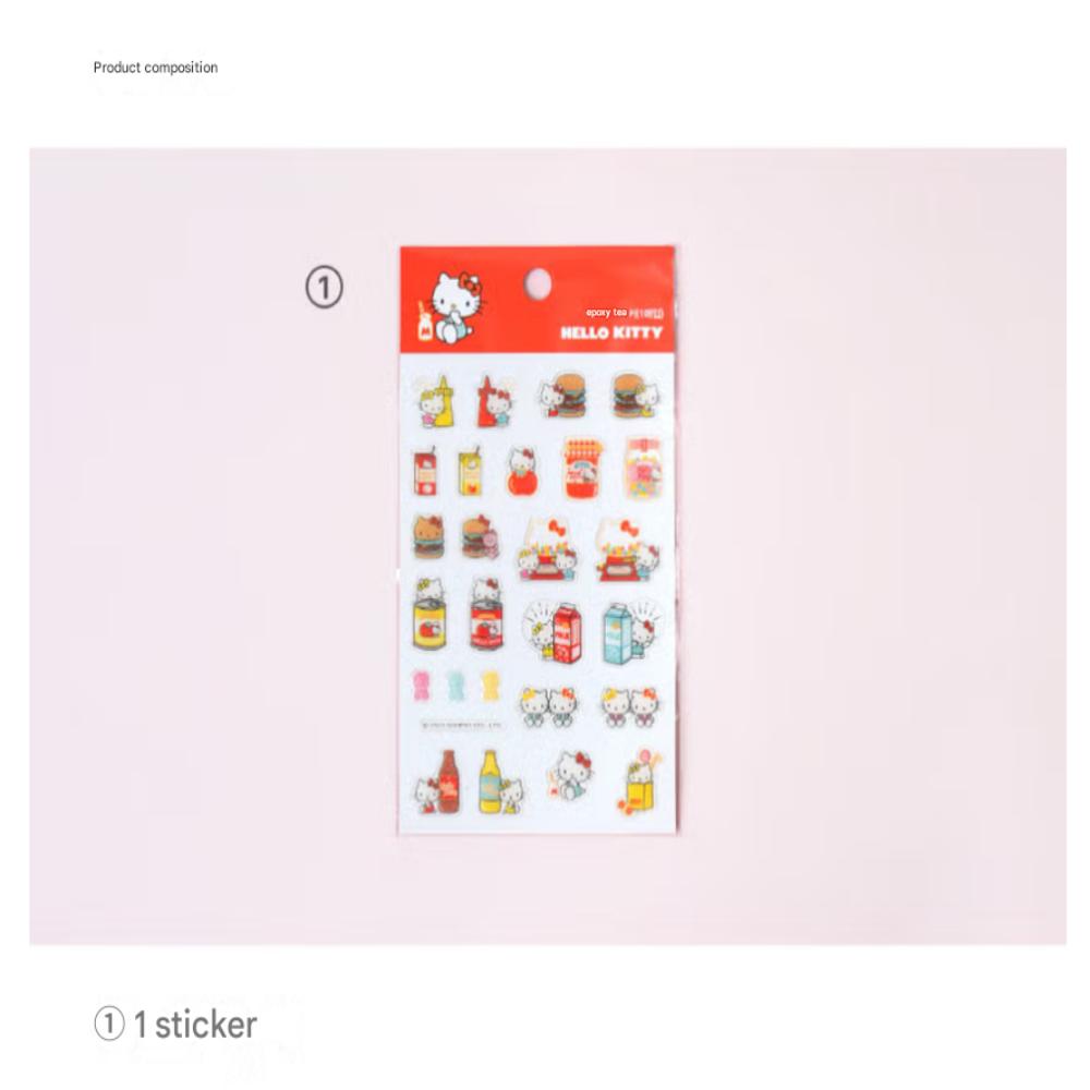 Hello Kitty Epoxy-Aufkleber