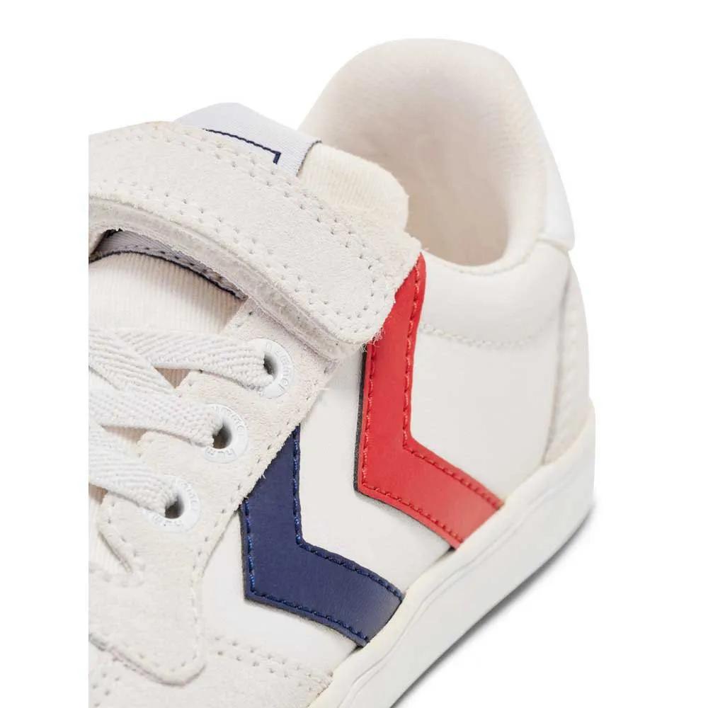 Hummel slimmer stadil leather low jr sneakers white