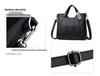 2024 Soft Leather Fashion Handbag for Middle-aged Women: Large Capacity, Versatile Single Shoulder or Crossbody Bag
