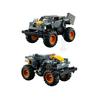 LEGP Technical Monster Off Road Vehicle Building Blocks Set 2 in 1 Stunts Pull Back Car Children Toys For Boys Christmas Gifts