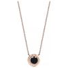 & Co.. T-Serie Diamant Schwarzer Onyx Kreis 18 Karat Roségold Halskette Damen Halskette 67520556
