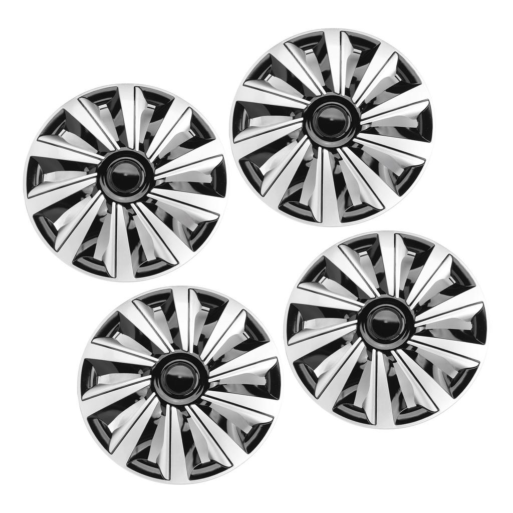 4 Pcs 14in Wheel Hub Cap Full Protection Stylish Look Lightweight Easy Install Universal Fit for Any 14in Steel Wheels