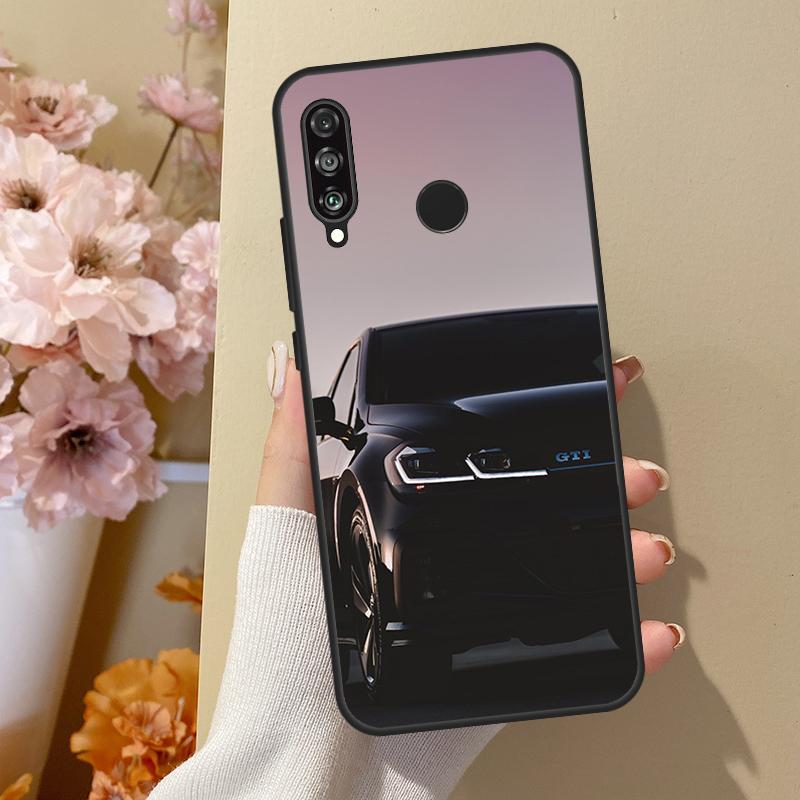

Чехол для спортивного автомобиля Golf 7 для Huawei P40 Lite P20 P50 P30 Pro P Smart Z 2019 Nova 5T, чехол для Honor 50 Huawei P30