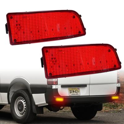 2Pcs Rear Bumper Reflector Light Left Right 9068260040 For Mercedes For Benz Sprinter W906 2006-2016 For Crafter 2006-2016 RED