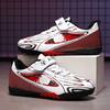 2025 Boys and girls students outdoor sports training shoes full leather surface medium and large children children broken nail football shoes