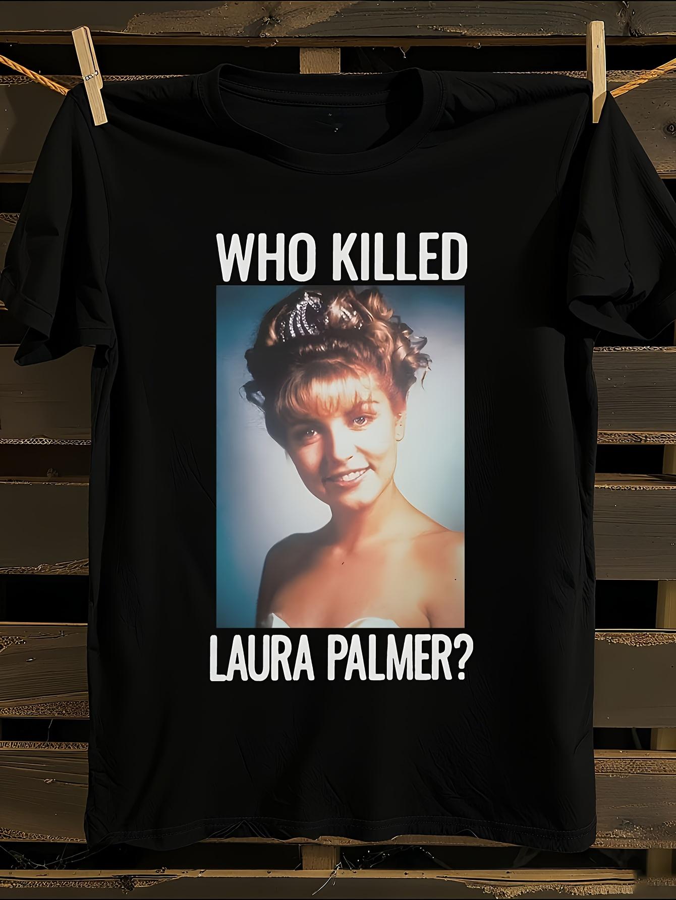 Twin Peaks Who Killed Laura Palmer? Graphic Tshirt L