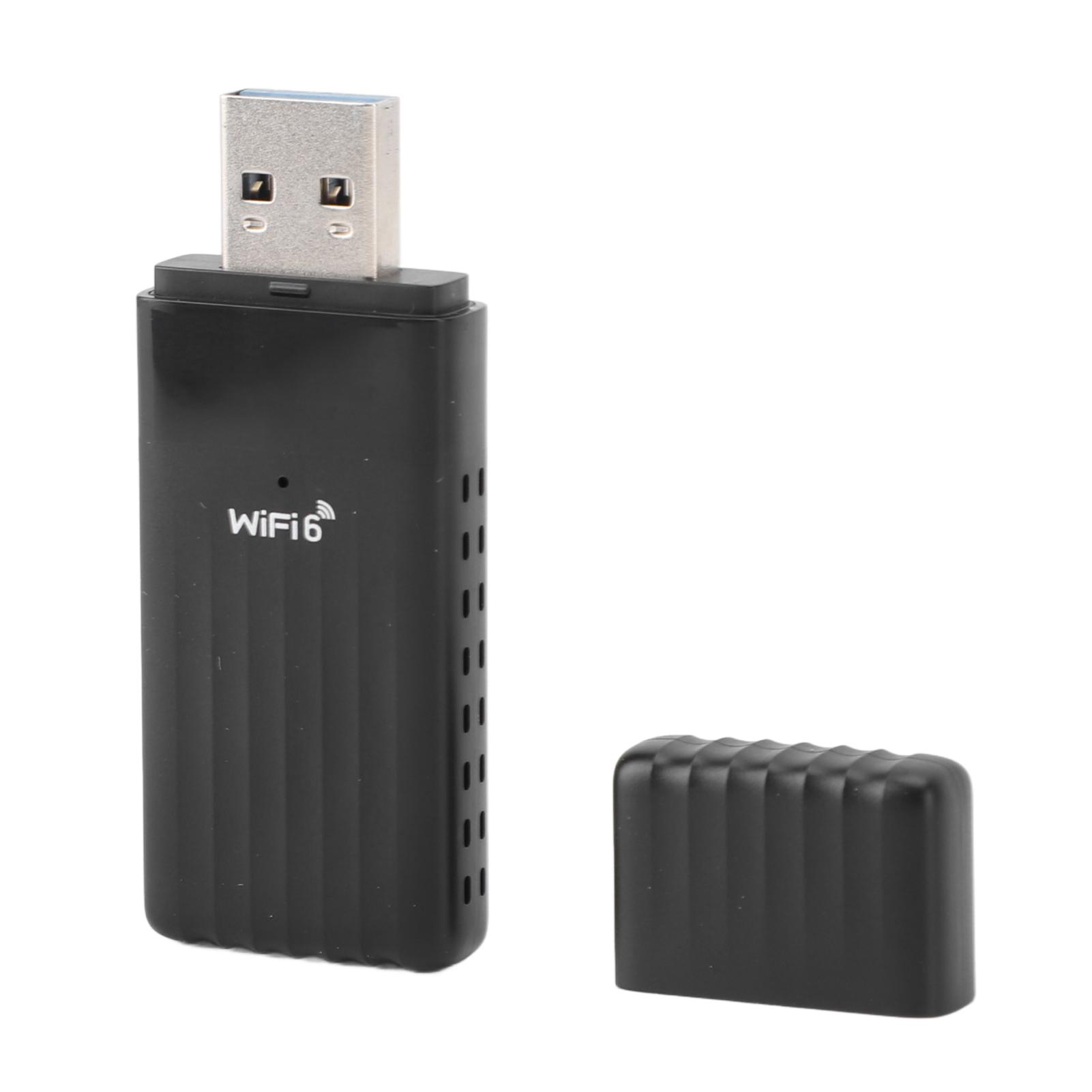 

USB-адаптер бездротової мережевої карти, професійний дводіапазонний 3000 Мбіт/с, 2,4 ГГц, 5,8 ГГц, вбудований високий коефіцієнт посилення