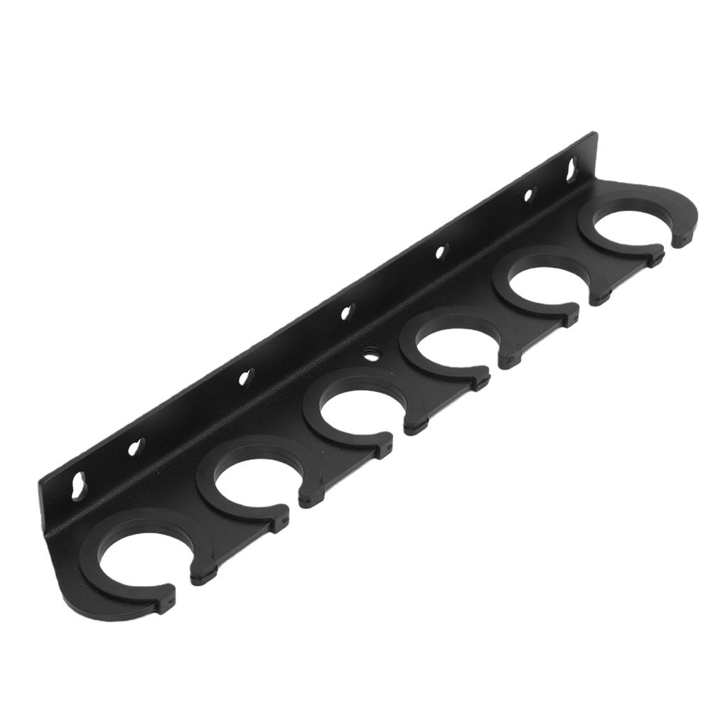 Suporte para Múltiplos Microfones Métodos de Montagem Dupla Organizador para 6 Microfones com Anéis Antiderrapantes para Microfones de Mão com Fio Sem Fio