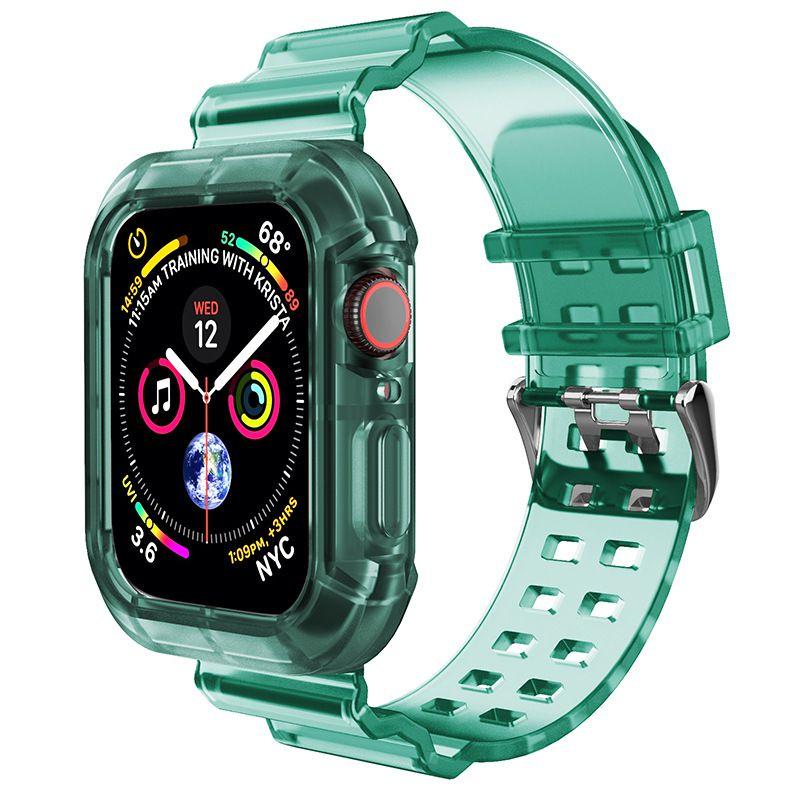 Transparentes Apple Watch Armband Bequem Robust Und Atmungsaktiv