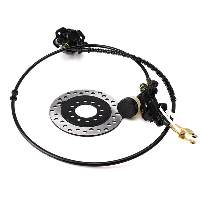 160mm Kart Hidrolik Disk Fren Kiti Ayak Pedalı 168cc Kart ATV Arazi Aracı Dört Tekerlekli Pit Aksesuarları için