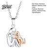 Memorial Necklace for Dog Owner And Woman Puppy Hug Pendant