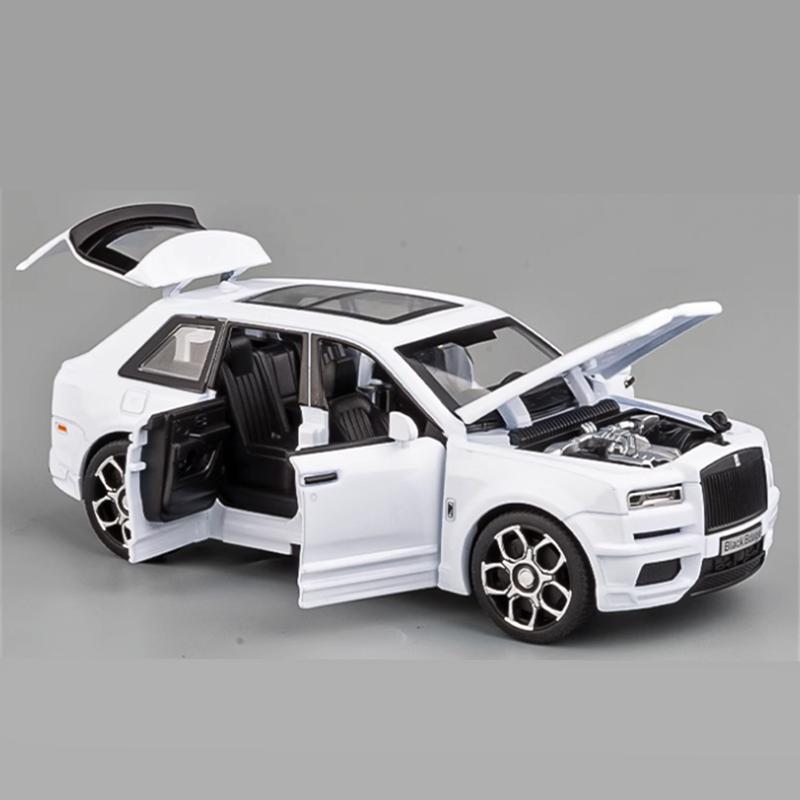 

1:32 Rolls Royce Cullinan SUV Alloy Luxy Car Model Diecast Metal Toy Car Vehicles Model Simulation Sound and Light Children Gift белый