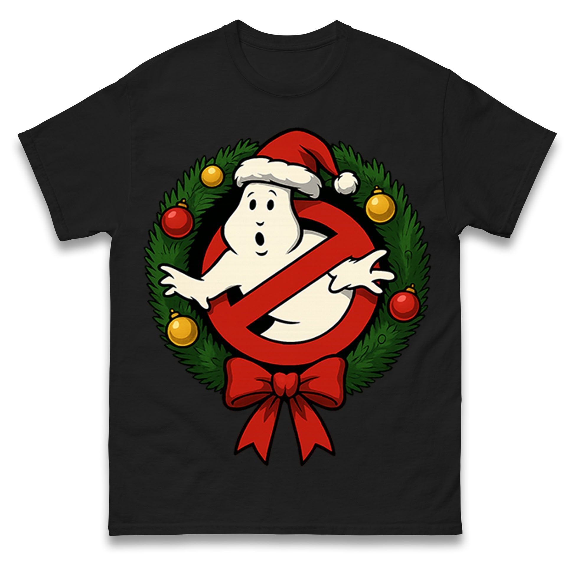 Ghostbusters Christmas T Shirt Tshirt Mens Womens Unisex Tops Tees 2XL