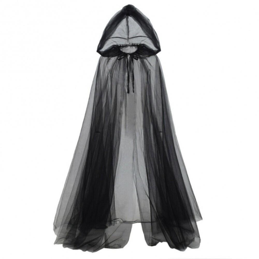 Fairy Tale Witch Wizard Hooded Cloak 150cm/59in Cosplay Costume Cape Red Riding Hood Halloween