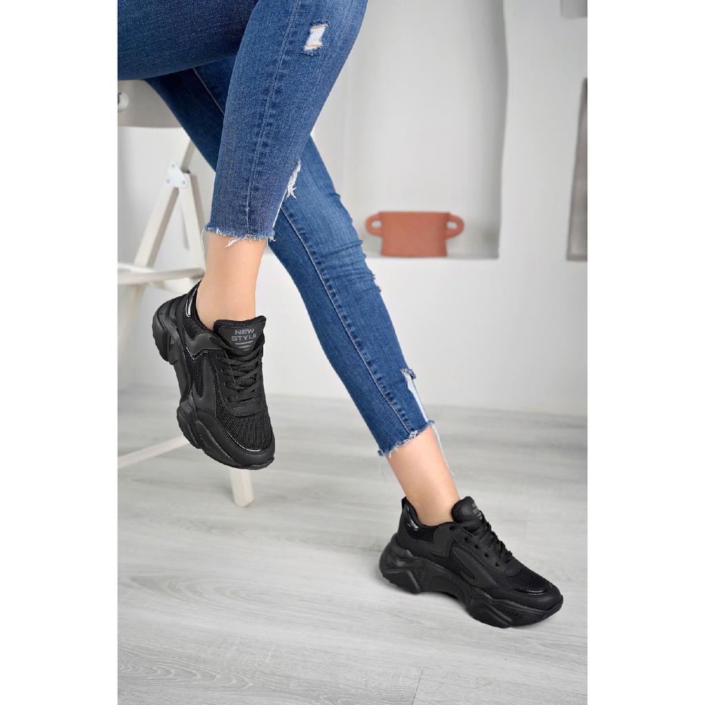 Women's White Sports Shoes High Sole 6 Cm