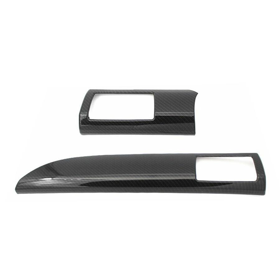 Carbon Fiber Look Front Air Outlet Frame Cover Trim For Honda Accord 13-17