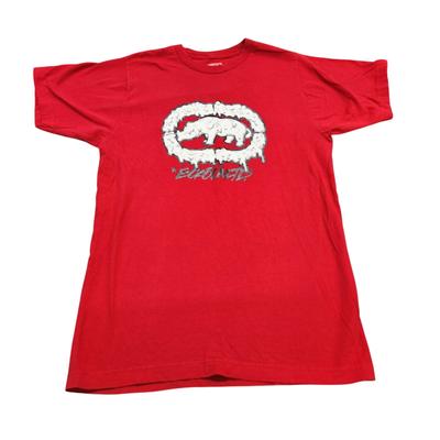 Ecko Unltd Hemd Herren Groß Rot Nashorn Logo Grafik T-Shirt Etikettenlos Baumwolle Streetwear Unisex T-Shirt