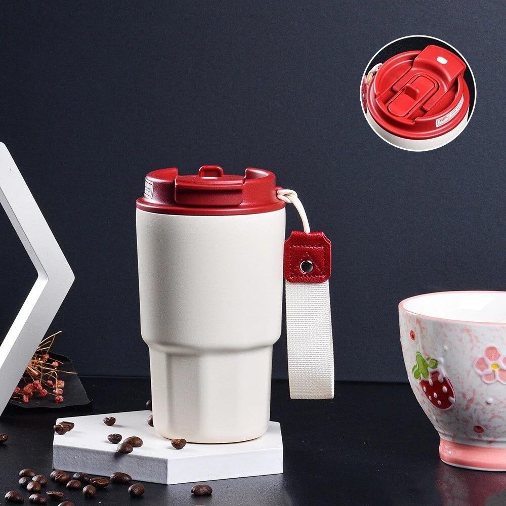 Frosted Insulated Cup Large Capacity Double Drink Cup Luxury Coffee Cup For Home Work