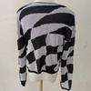 2025 Summer Dong Jie Knit Cardigan: Loose, Lightweight, Hollow Design with Long Sleeves