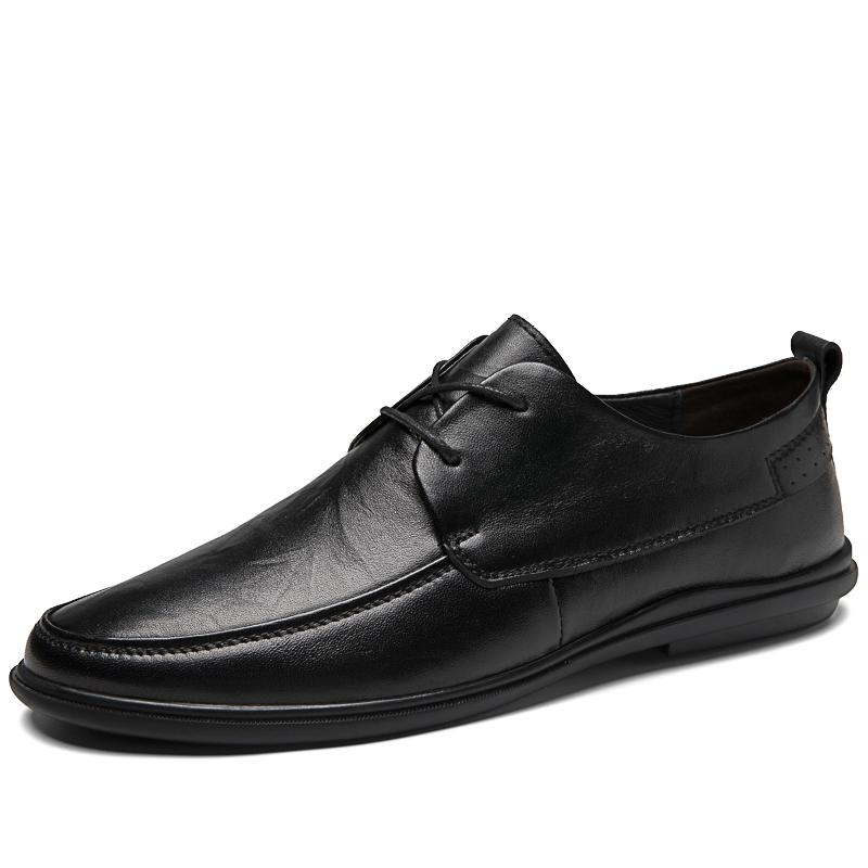 

Роскошные брендовые формальные туфли для мужчин из натуральной кожи ручной работы повседневная обувь в британском стиле дизайнерские мокасины на плоской подошве мужская деловая обувь 45 чёрный