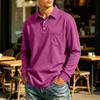 Men's Casual Long Sleeve Button-Down Shirt Lightweight Breathable