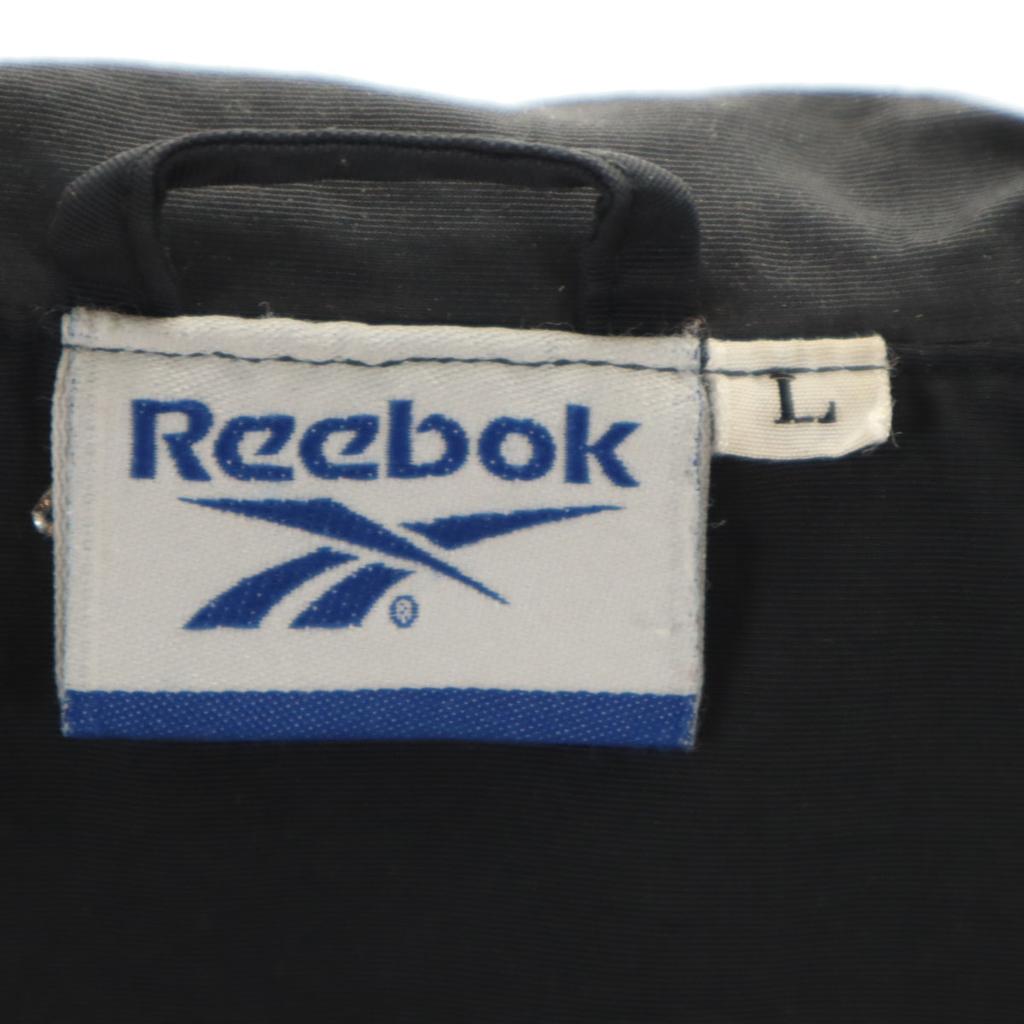 Reebok Nylon Food jacket L Black series Mesh lining Men's Used