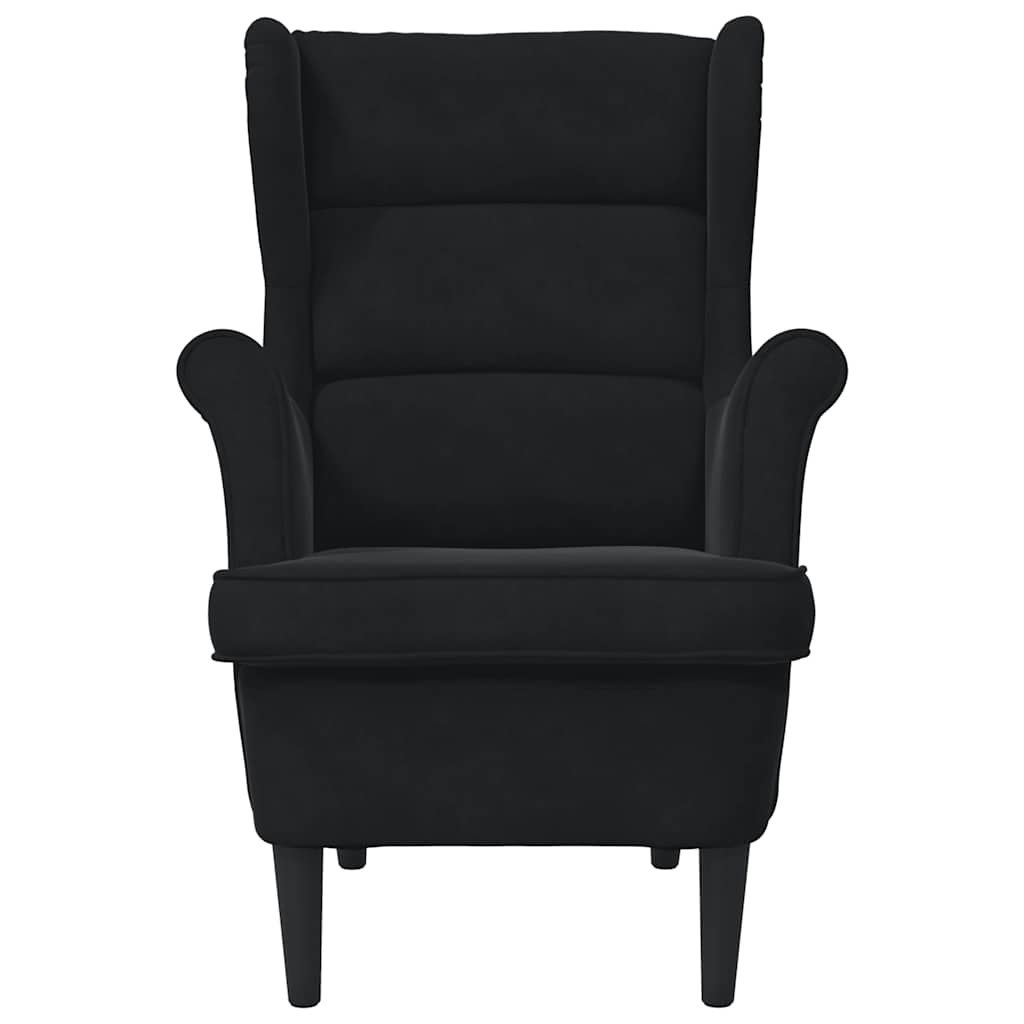 Armchair Black Velvet