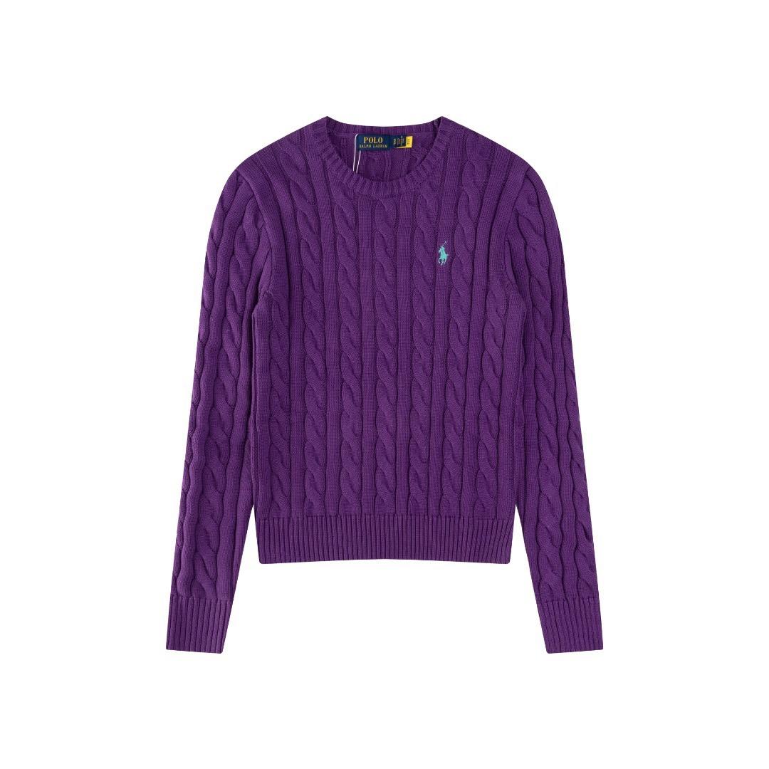 

ZYLLO Классический вязаный свитер с круглым вырезом, вышитый, осенне-зимний, модный новый свитер S