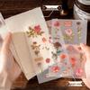 Momo PVC Heat Transfer Stickers - Flower Forest Series for Journal Decoration