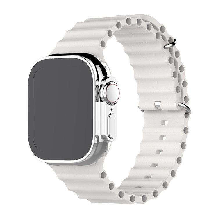Silicone Ocean Band for Apple Watch Series 8/9/10 Ultra