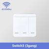 Tuya Wifi Switch 433MHz Universal Breaker 1/2/3 Gang Wireless Wall Switch Remote Voice Control Support Smart Life,Alexa,Google