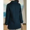 Woolen Coat Women Jacket Windbreakers Overcoat Loose Fashion Office Lady Single Breasted Pocket Warmth Autumn Winter Topcoat