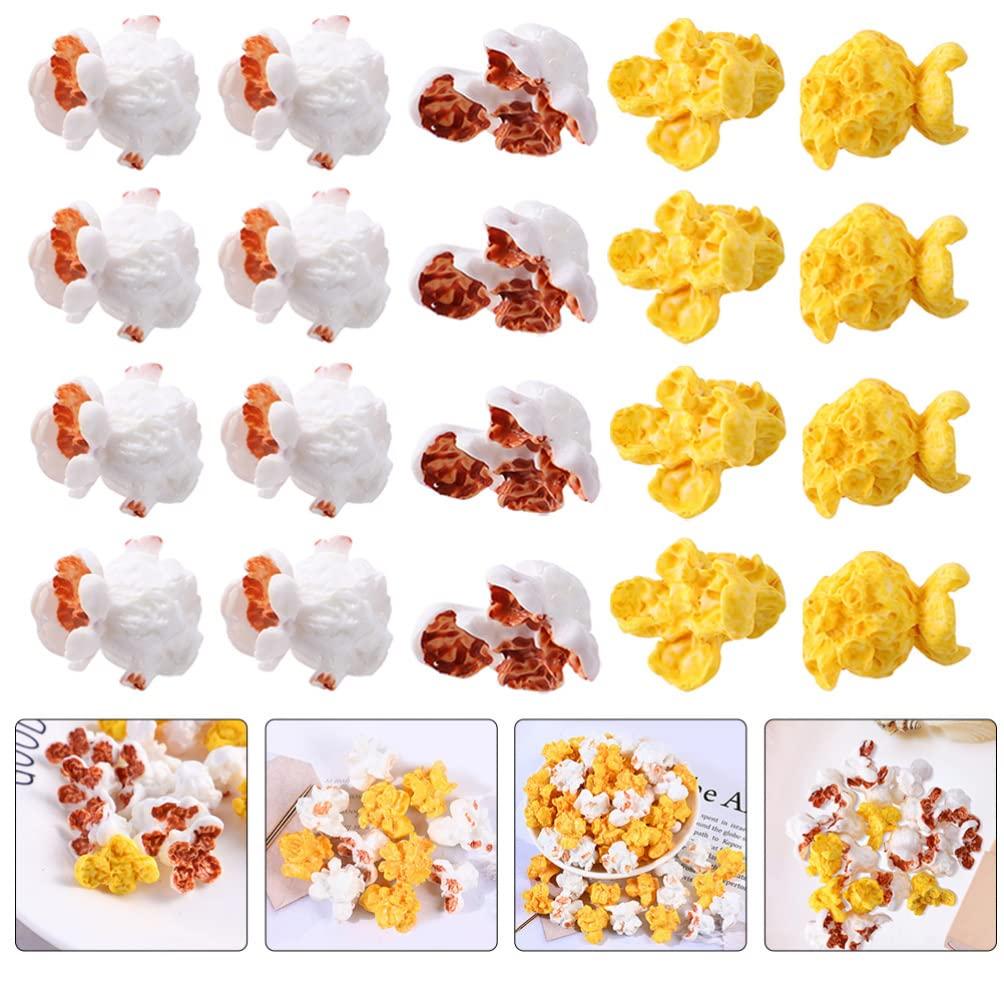EXCEART Cone Sample, Life-Size, DIY Craft Decoration, Popcorn Decoration, Replica, Display, Interior, Craft Decoration, Exhibition, Model, 100 Pieces