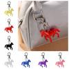 Mini Animal Key Ring Creative Car Key Chain Zodiac Horse Keychain  Backpack Decoration