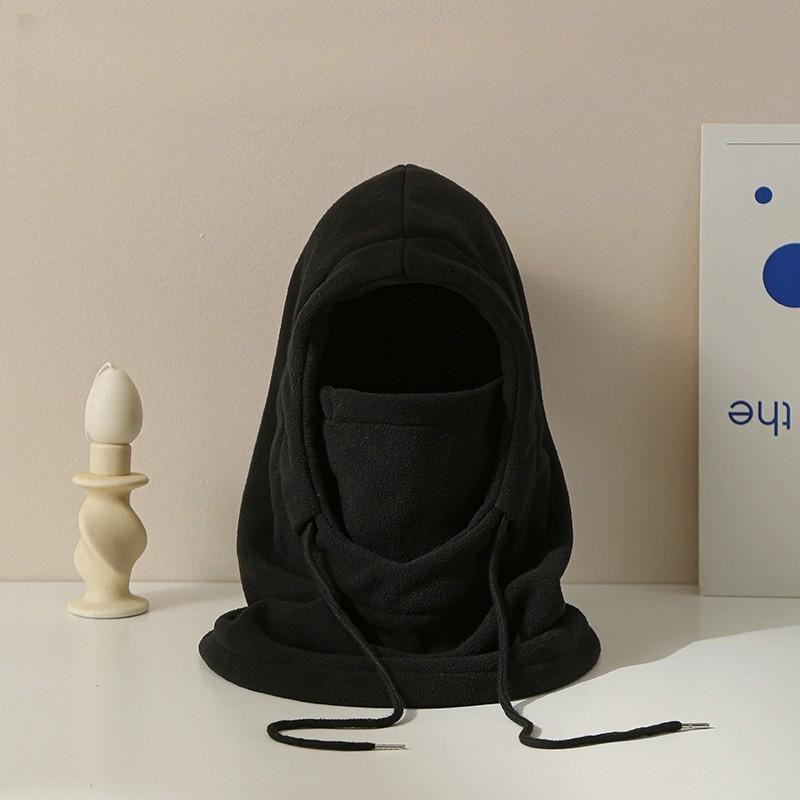 Máscara facial de ciclismo de inverno, cachecol de esqui quente, chapéu integrado, proteção facial à prova de vento e frio de alto valor, para homens e mulheres