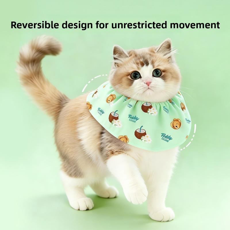 Soft Ring Cat Post-Operation Anti-Licking and Anti-Biting Adjustable Pet Spaying Cap