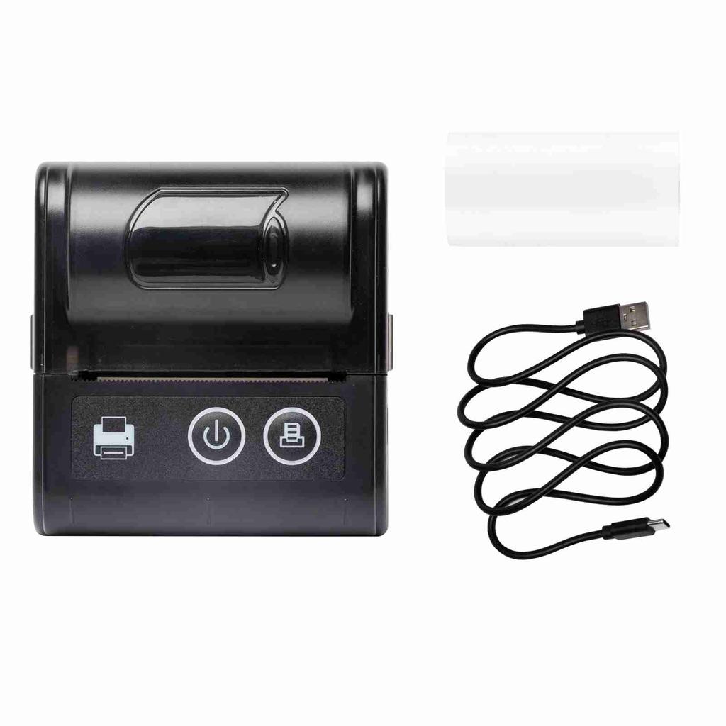 Mini Thermal Receipt Printer USB BT Connection 2 Inches 57mm Wireless Printer High Speed for Restaurant Sales Retail Shop