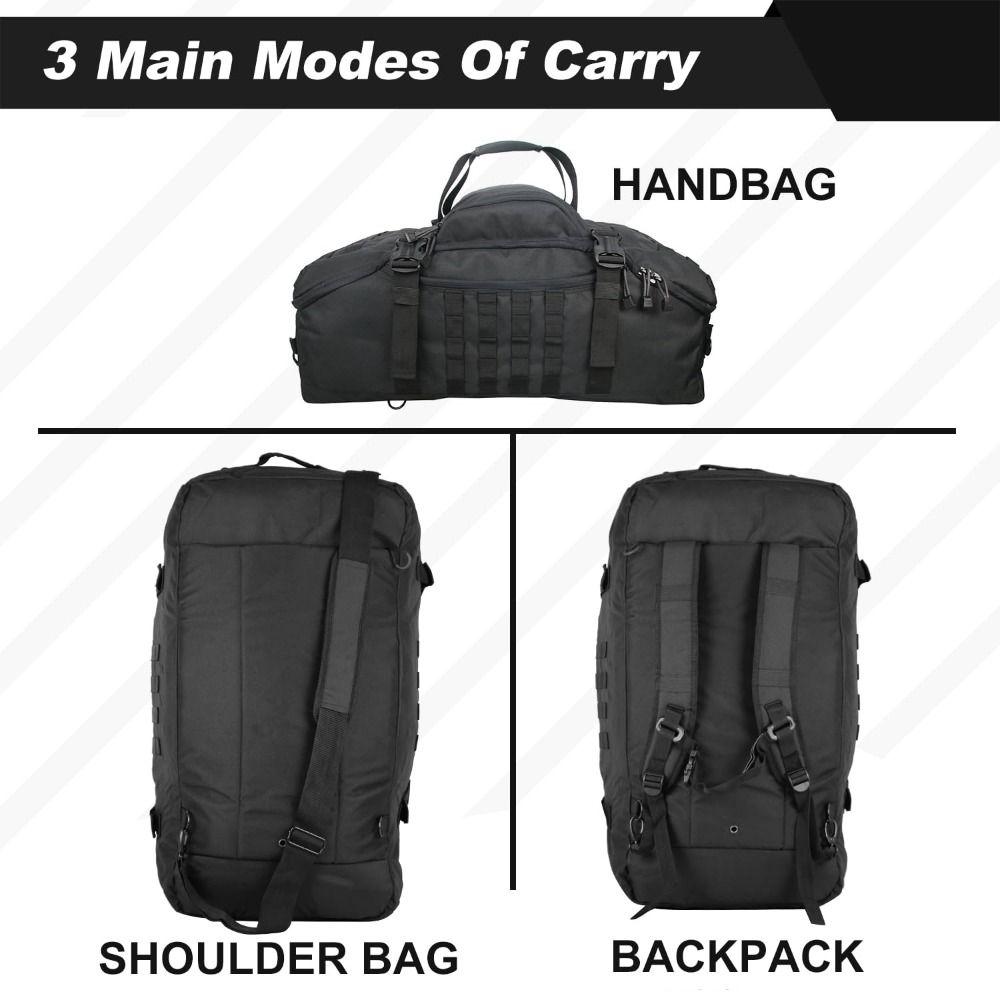 45L Duffle Bags Large Capacity Mountaineering Backpack Durable Gym Bag  Outdoor Travel
