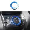 2011- For Ford Explorer Blue Aluminum Button Trim Headlight Switch Control