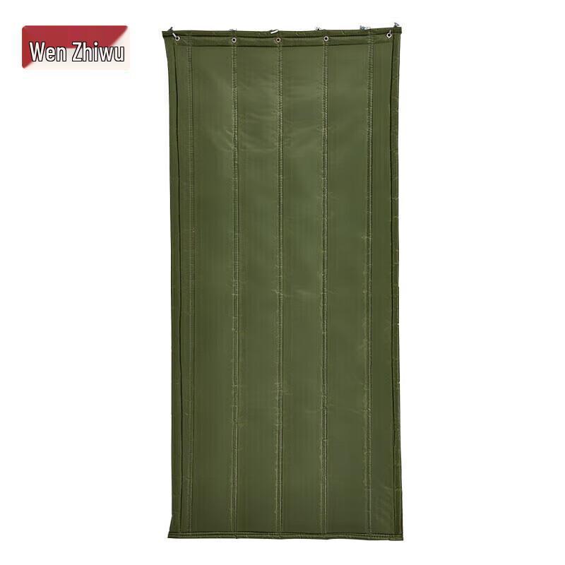 Wenzhiwu Утолщенная хлопковая ветрозащитная термоштора на дверь