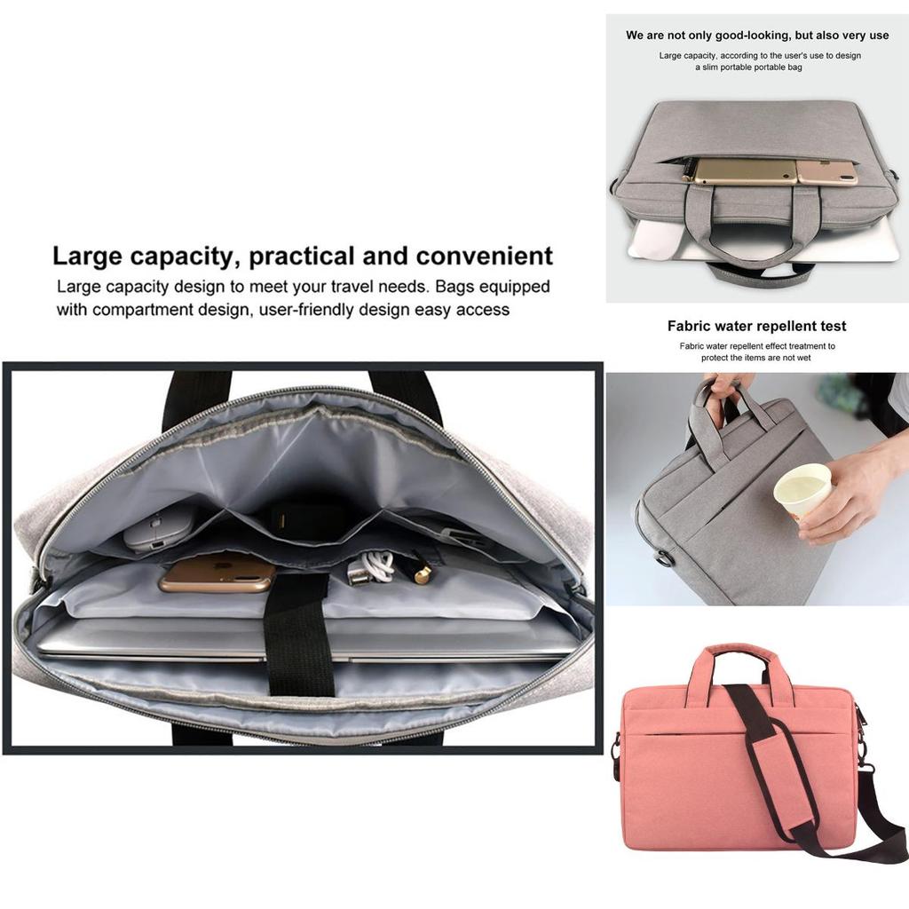 Fashion Light Laptop Bag With Single Shoulder Strap In Premium Anti-scratch Oxford Material
