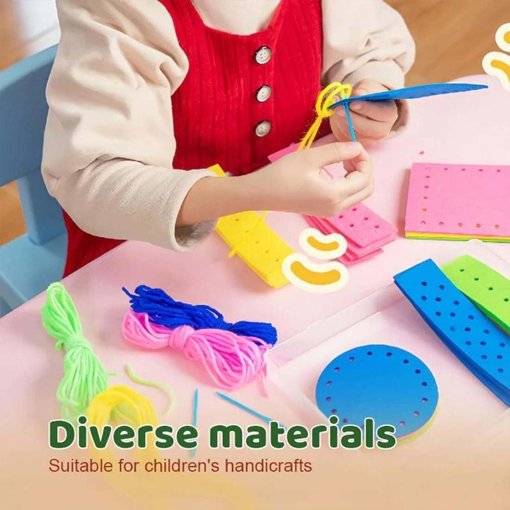 DIY Embroidery Doll Set, 2025 New Hot Cartoon Animal Sewing Craft Kit, Handwork Cartoon Animal Embroidery Kit, Embroidery Doll Craft Kit for Kids