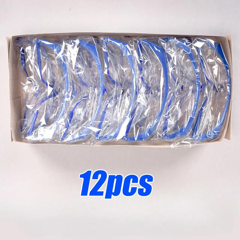 12pcs Anti-Splash Work Safety Glasses Eye Protecting Lab Goggles Protective Industrial Wind Dust Proof Goggles Cycling Glasse