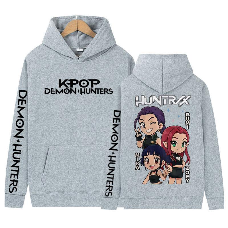 2025 K-pop Demon Hunters Movie Graphic Hoody Men Women Casual Fashion Pullover Sweatshirts Vintage Aesthetic Long Sleeve Hoodies