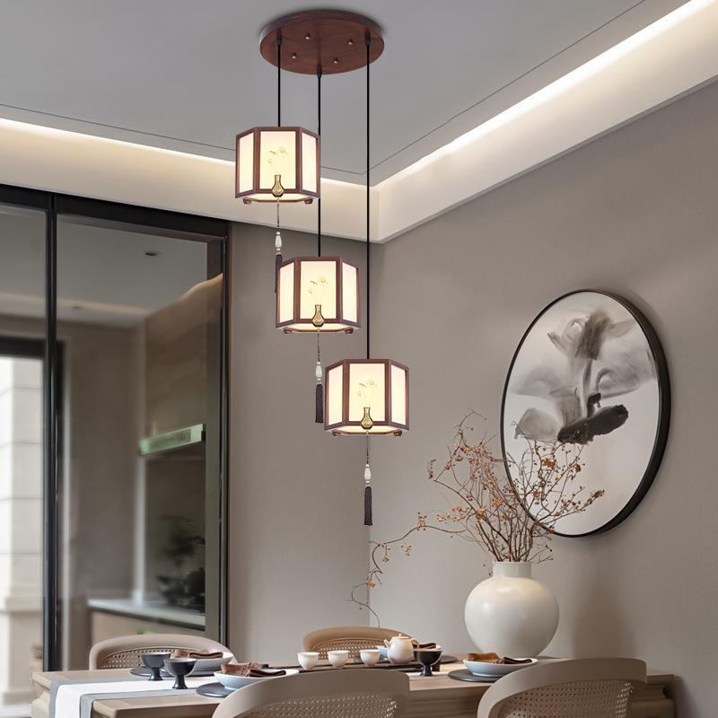 Modern Chinese Spiral Chandelier for Duplex Villas and Restaurants