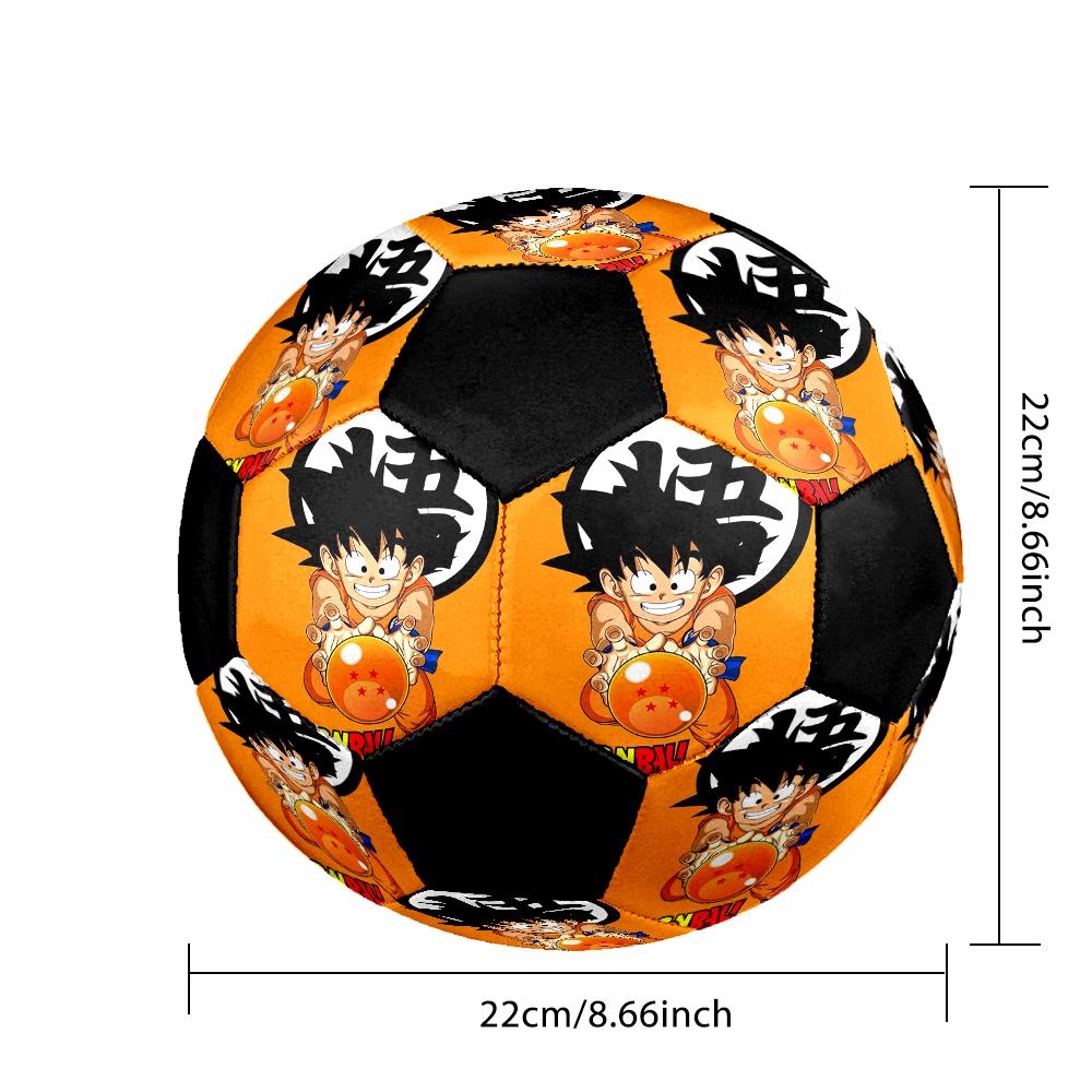 DRAGON BALL Indoor Soccer Ball Colorful Machine Stitched PVC Size 5 Team Training Competition Ready Durable High-Bounce Cool Sports Gift