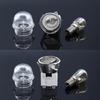 Microwave Lamp Stand Light Adapter Base 25W Round for Head/Flat for Head Tempere
