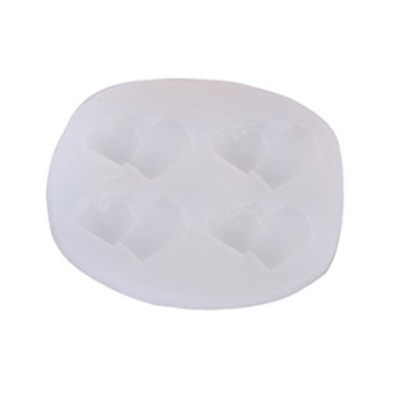 

Shiny Glossy Small Love Shape Keychain Silicone Epoxy Resin Mold DIY Keychain Pendant Jewelry for Valentine Gift Craft 1
